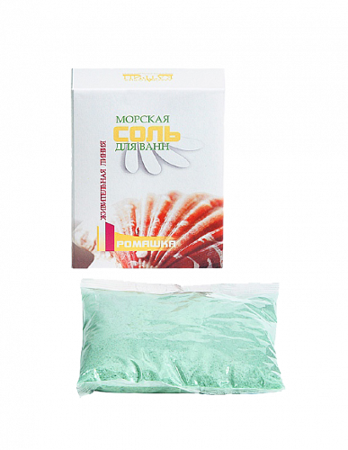 Лаборатория Катрин Соль морская ароматная для ванн «Ромашка» в картонной коробке, 500г 