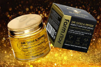 FARM STAY 24K Gold & Peptide Perfect Ampoule Cream Ампульный крем с золотом и пептидами, 80 мл