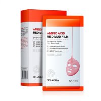 BioAqua Маска для лица с аминокислотами Amino Acid Red Mud Film, 3г