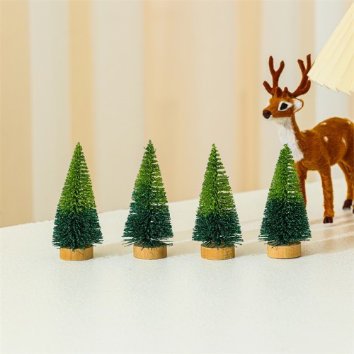 Набор из 4 мини Елок, 10*4,5см 4шт