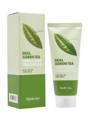 FarmStay Пилинг-гель с экстрактом зеленого чая Real Green Tea Deep Clear Peeling Gel, 100мл 
