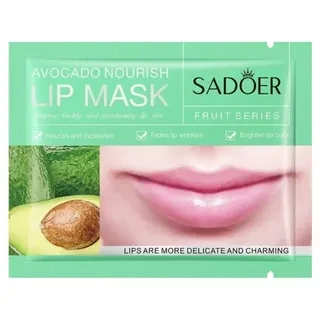 Sadoer Гидрогелевые патчи для области вокруг глаз с экстрактом авокадо Avokado Nourish Lip Mask, 8г