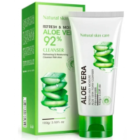 BioAqua Пенка для умывания Refresh & Moisture Aloe Vera 92% Cleanser, 100г