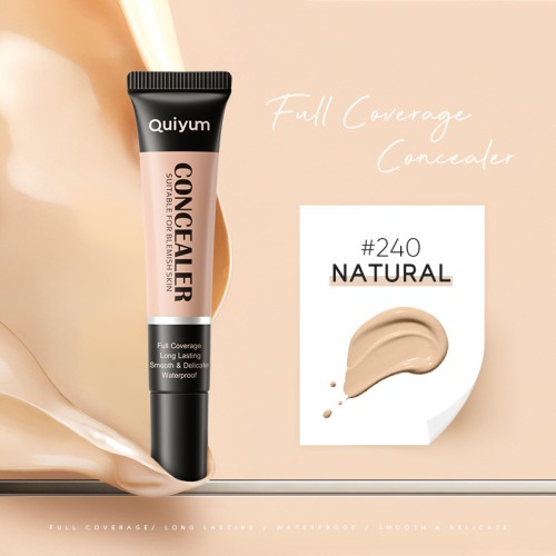 Quiyum Консилер водостойкий для выравнивания тона лица Waterproof Concealer, 8г