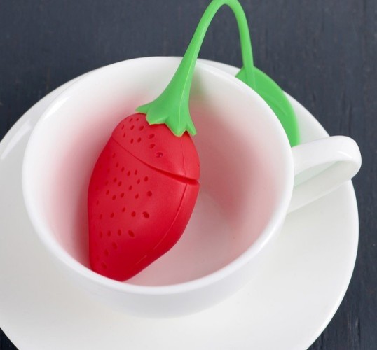 Ситечко для чая Доляна «Клубника» 19см, 1шт