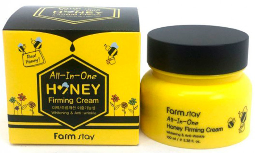 FarmStay Крем для лица с экстрактом меда All-In-One Honey Firming Cream, 100мл