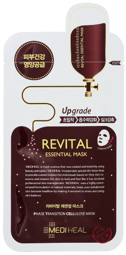 Mediheal Тканевая маска для лица с плацентой Placenta Ampoule Mask, 25мл*10шт