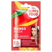 Fitocosmetic Маска для волос восстанавливающая Манго Fito Superfood Mango Mask, 20мл