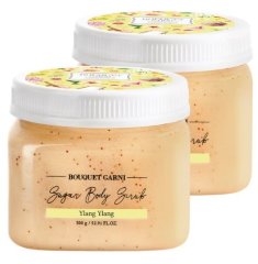 Bouquet Garni Скраб для тела с экстрактом эфирного масла иланг-иланг Ylang Ylang Sugar Body Scrub, 500г