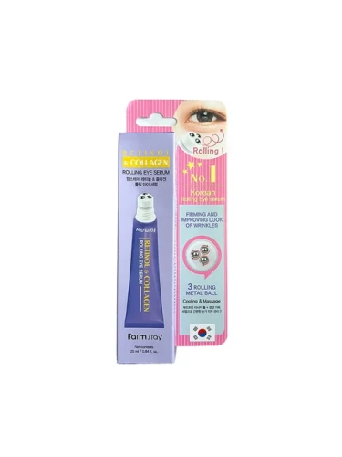 FarmStay Сыворотка-роллер для век с ретинолом и коллагеном Retinol&Collagen Rolling Eye Serum, 25мл