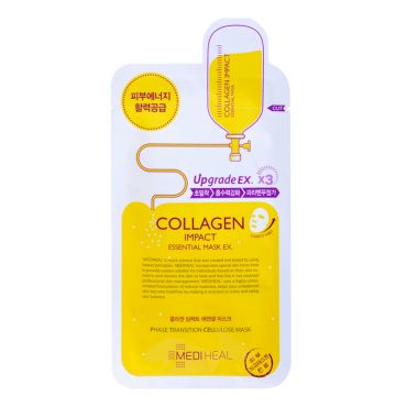 Mediheal Тканевая маска для лица с коллагеном Collagen Ampoule Mask, 25мл*10шт