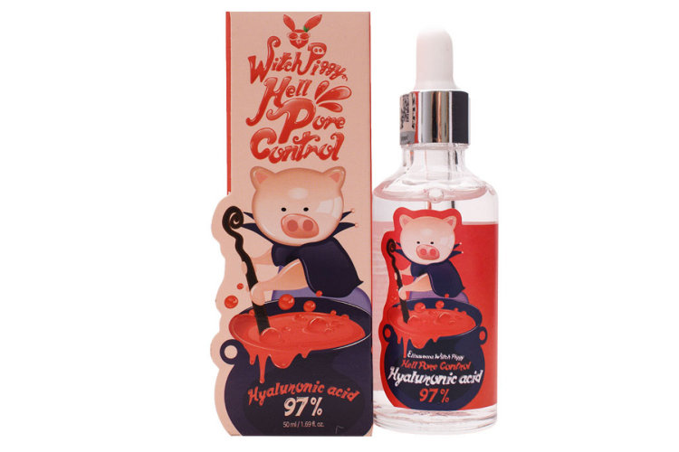 Elizavecca Сыворотка с концентрированной гиалуроновой кислотой 97% для лица Hell Pore Control Hyaluronic Acid 97%, 50мл 