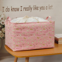 Корзина для хранения тканевая, котята