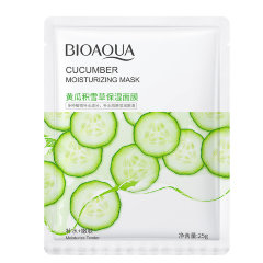 BioAqua Тканевая маска для лица с экстрактом огурца Cucumber Moisturizing Mask, 25г