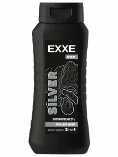 EXXE Мужской гель для душа Экстрасвежесть Silver Men, 400мл