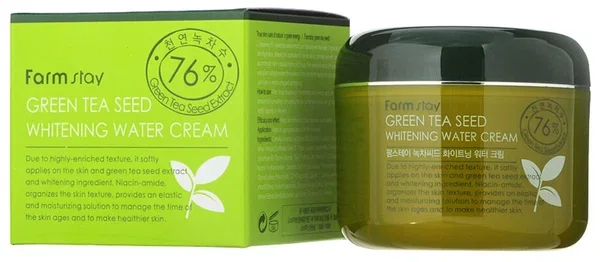 FarmStay Увлажняющий крем для лица с зелёным чаем Green Tea Seed Moisture Cream, 100г