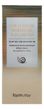 FarmStay Многофункциональный BB крем с муцином улитки Gold Snail Moisture Cream SPF50+ PA+++, 50г
