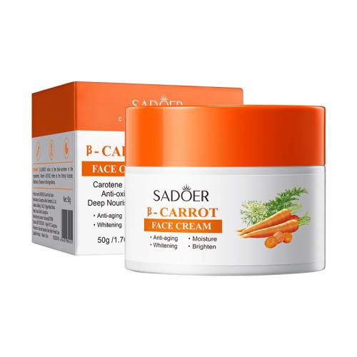 Sadoer Крем для кожи лица с экстрактом моркови B-Carrot, 50г