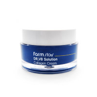 Farm Stay DR.V8 Solution Collagen Cream Крем для лица с Коллагеном от морщин с осветляющим действием, 50 мл