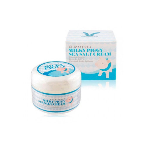 Elizavecca Крем для лица увлажняющий с морской солью Milky Piggy Sea Salt Cream, 100г