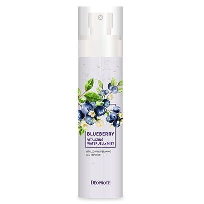 Deoproce Гелевый мист для лица с экстрактом черники Blueberry Vitalizing Water Jelly Mist, 150мл