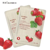 Hanhuo Тканевая маска для лица с экстратом клубники Strawberry Rejuvenating Facial Mask, 30мл