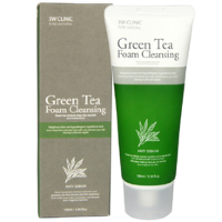 3w clinic Пенка для умывания са экстрактом зеленого чая Green Tea Foam Cleansing, 100мл