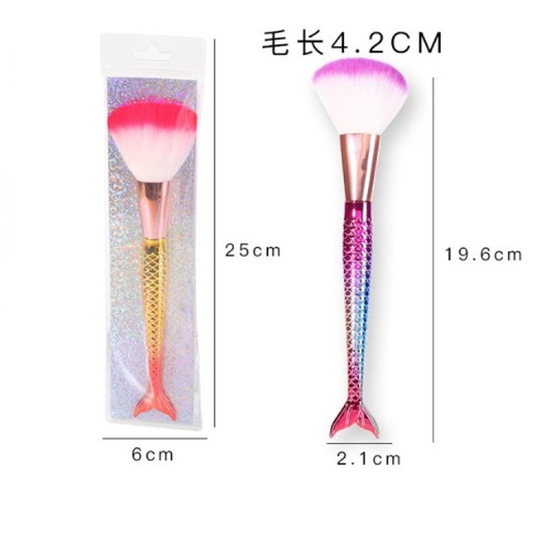 Кисть для макияжа, цвет микс, 1шт