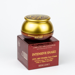 Bergamo Антивозрастной крем для лица с пептидами Intensive Snake Syn-Ake Wrinkle Care Cream, 50мл