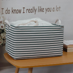 Корзина для хранения тканевая, морская