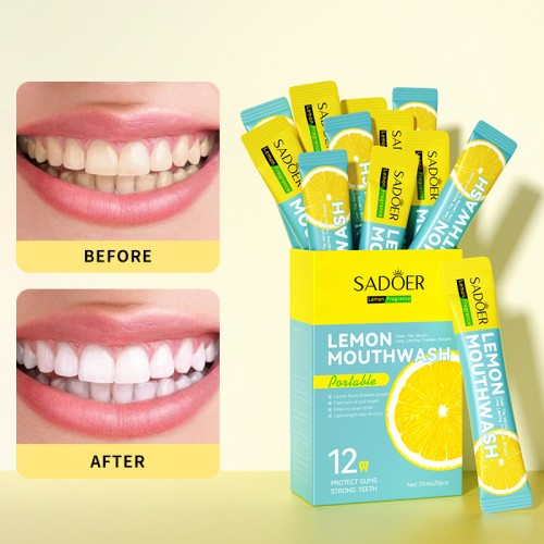 Sadoer Ополаскиватель для полости рта Long Lasting Freshen Breath, 10мл*20шт