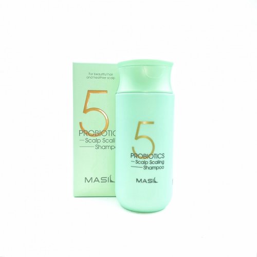 Masil Глубокоочищающий шампунь с пробиотиками 5 Probiotics Scalp Scaling Shampoo, 150мл