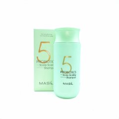 Masil Глубокоочищающий шампунь с пробиотиками 5 Probiotics Scalp Scaling Shampoo, 150мл
