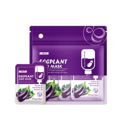 Laikou Глиняная маска для лица с экстрактом баклажана Eggplant Mud Mask, 5г