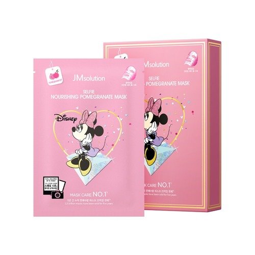 JMsolution Тканевая маска для лица с экстрактом граната Disney Collection Selfie Nourishing Pomegranate Mask, 30мл