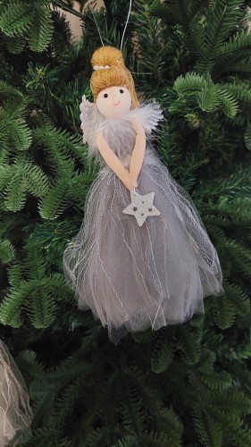 Новогодняя игрушка Фея, 1шт