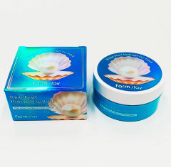 FarmStay Гидрогелевые патчи для кожи вокруг глаз с экстрактом белого жемчуга White Pearl Hydrogel Eye Patch, 60шт