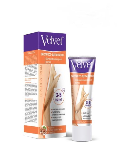Velvet Крем Экспресс-депилятор, замедляющий рост волос, 100мл