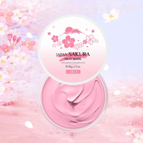 Laikou Грязевая маска для лица Japan Sakura, 90г