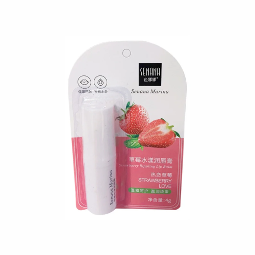 Senana Бальзам для губ с экстрактом клубники Strawberry Love, 4г