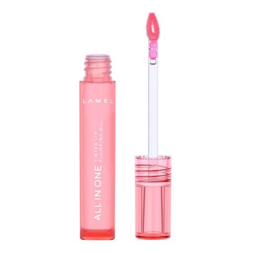Lamel Масло-тинт для губ All In One Lip Tinted Plumping Oil, 401 персик, 6мл