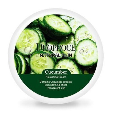 Deoproce Крем для лица и тела с экстрактом огурца Natural Skin Cucumber Nourishing Cream, 100г