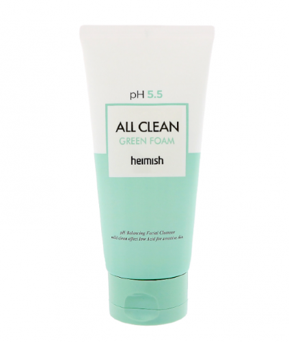 Heimish Очищающая пенка для лица All Clean Green Foam 5.5 pH, 150мл 