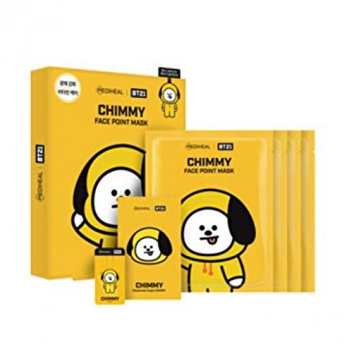 Mediheal Витаминная маска для лица BT21 Chimmy Face Point Mask, 4шт