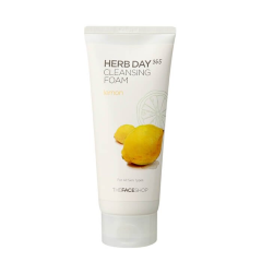 The Face Shop Пенка для умывания с экстрактом лимона Herb Day 365 Lemon Cleansing Foam, 170мл