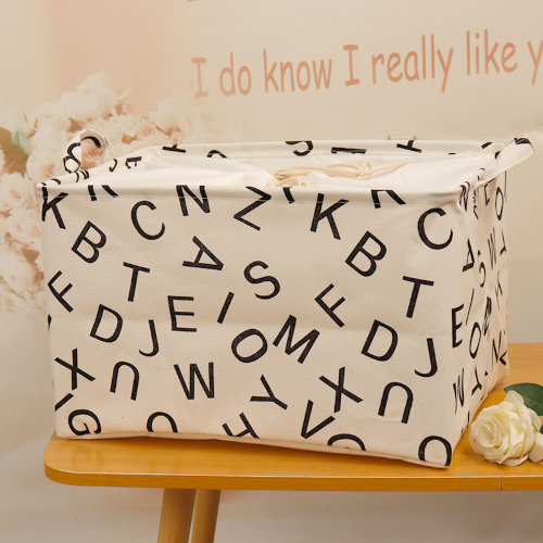 Корзина для хранения тканевая, буквы