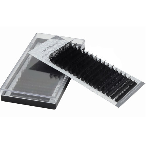 Nagaraku Искусственные ресницы 0.10, длина 7мм-15мм Premium Mink Lashes
