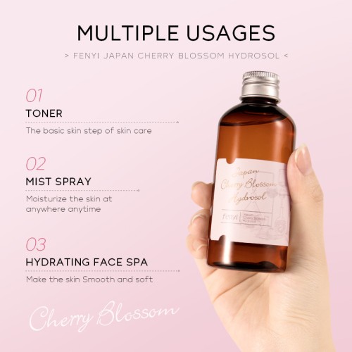 Fenyi Увлажняющий тонер Цветочная вода Cherry Blossom, 100мл