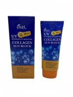 Ekel Смягчающий солнцезащитный крем для лица с Коллагеном Collagen Sun Block SPF 50 PA+++  SPF 50 PA+++, 70 мл