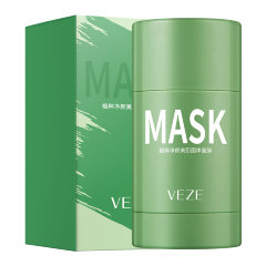 Veze Мска-стик для лица с экстрактом центеллы Natural Plant Extract Green Film Stick, 40г
